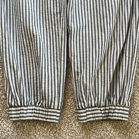 ZARA Seersucker Cropped Balloon Pants Size XS - Picture 14 of 15